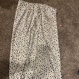 Calf length skirt